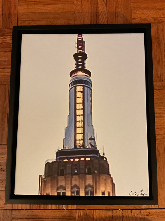 Empire State Building Framed Canvas