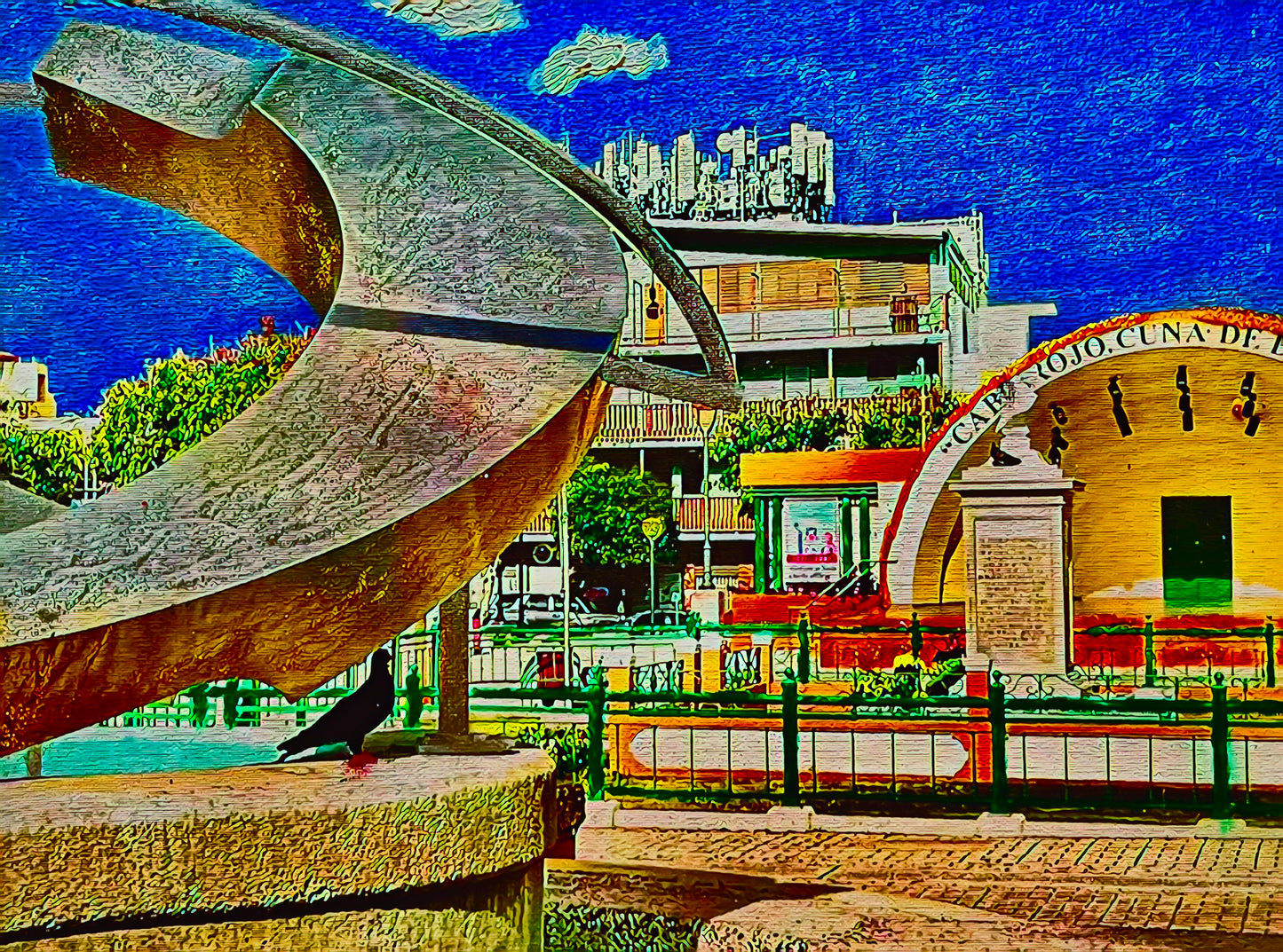 Cabo Rojo Plaza Photo Art